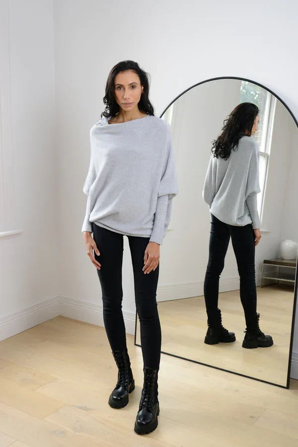 Asymmetrical Draped Sweater