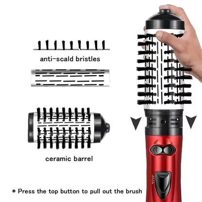 3 in 1 Hot Air Styler and Rotating Hair Dryer for Dry Hair, Curling and Straightening Hair