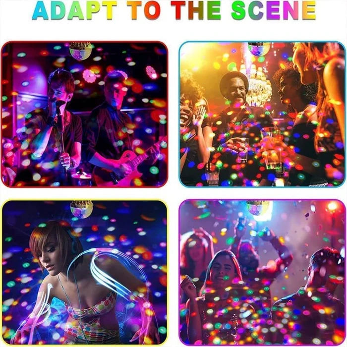 🔥HOT SALE - Colorful Rotating Disco Ball Light