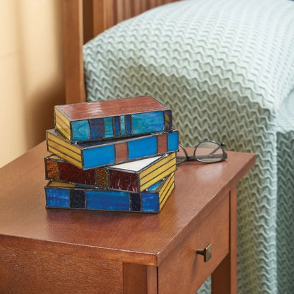 📚Resin Stacked Book Lamp