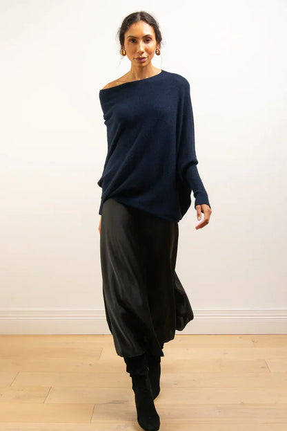 Asymmetrical Draped Sweater