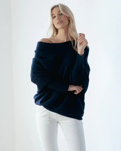 Asymmetrical Draped Sweater