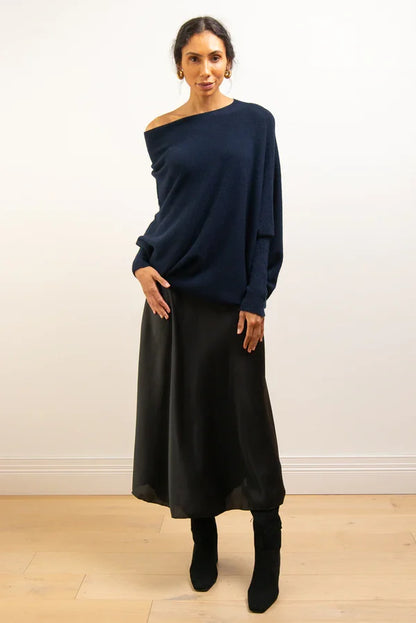 Asymmetrical Draped Sweater