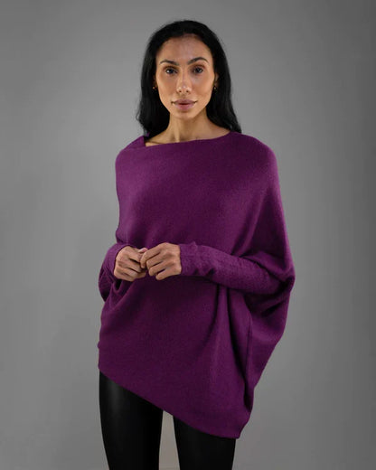 Asymmetrical Draped Sweater