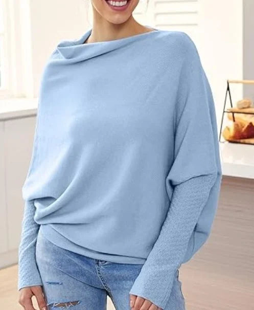 Asymmetrical Draped Sweater