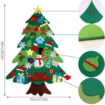 🎅🎄DIY Felt Christmas Tree Set 🎄