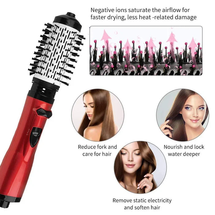 3 in 1 Hot Air Styler and Rotating Hair Dryer for Dry Hair, Curling and Straightening Hair