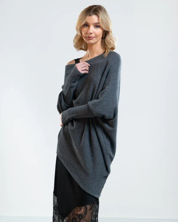 Asymmetrical Draped Sweater